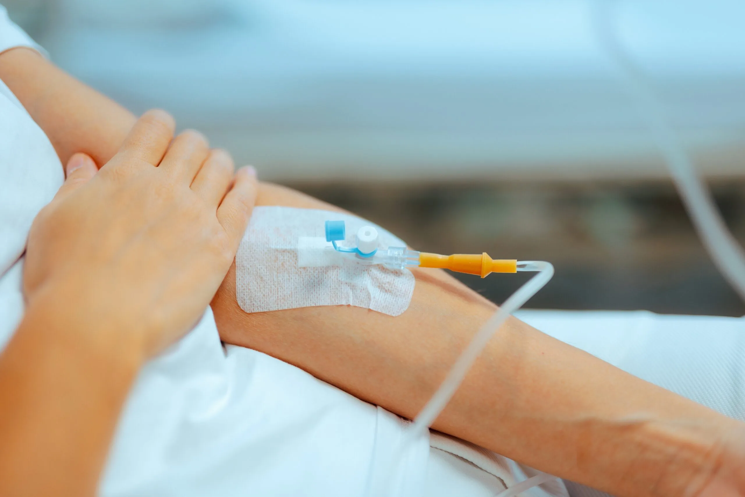 Arm of a Patient with IV